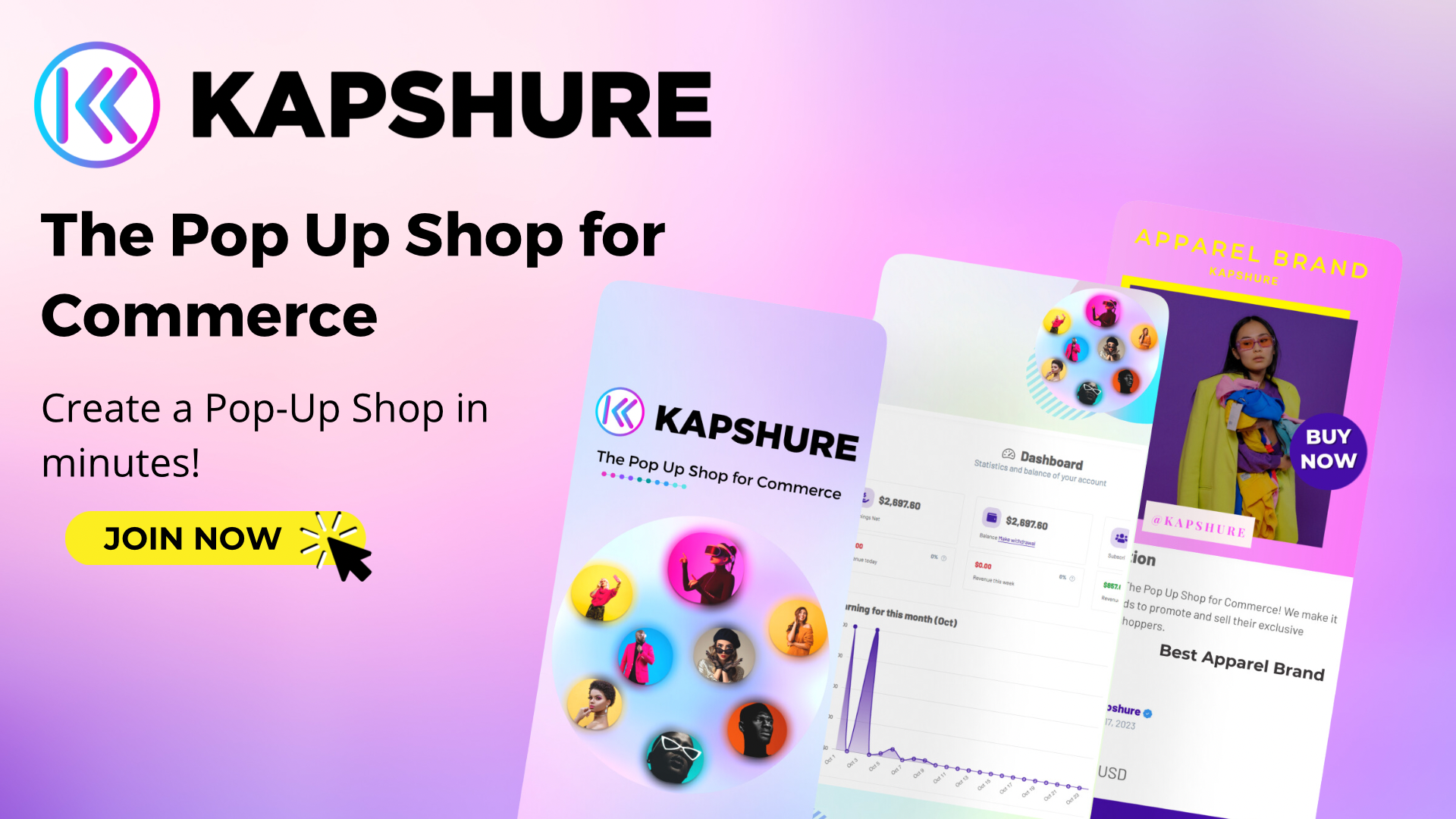Kapshure The Pop Up Shop for Commerce